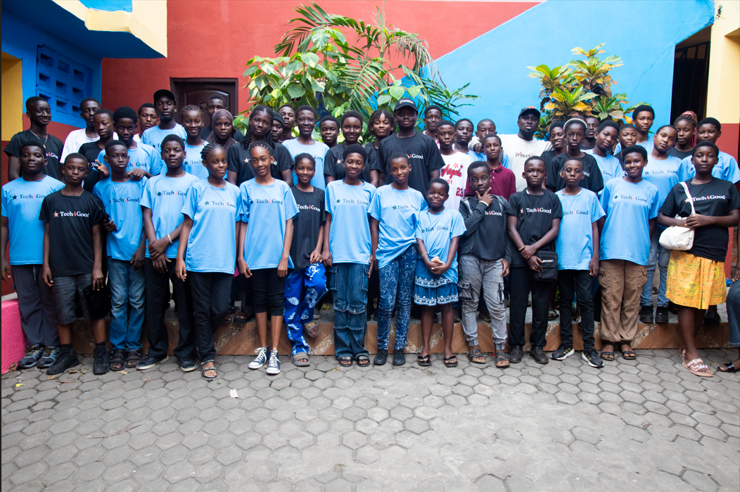 Students in a group