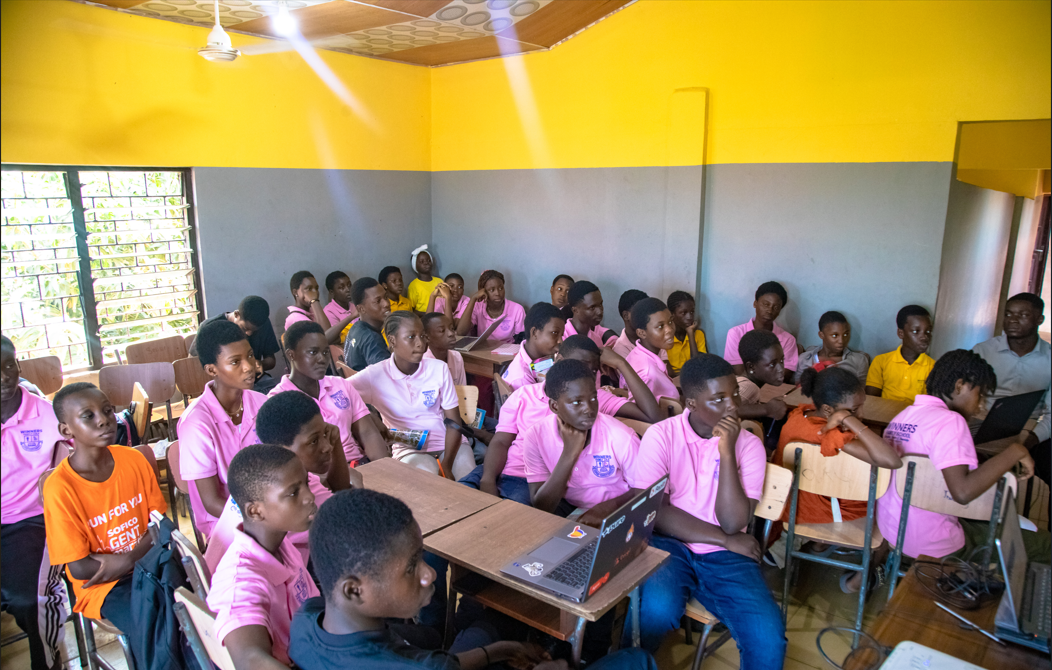 Students in a lecture